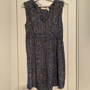 DKNY Blue Floral viscose dress